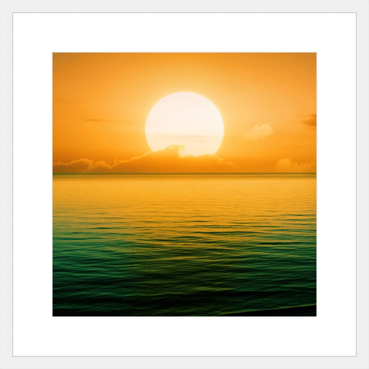 Sun in The Horizon