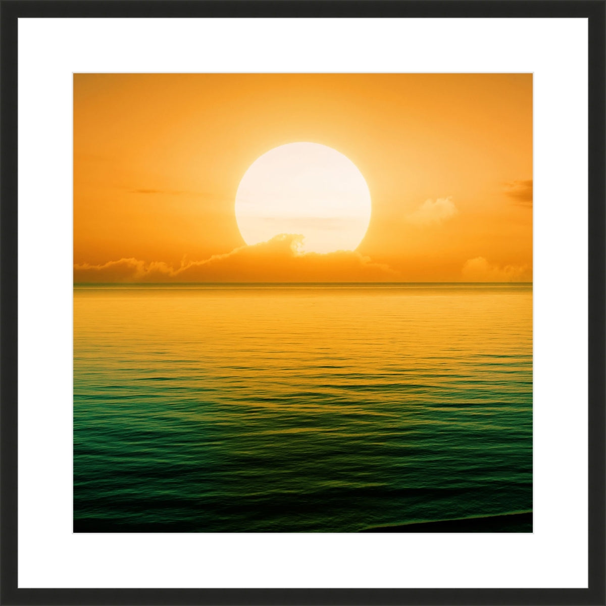 Sun in The Horizon