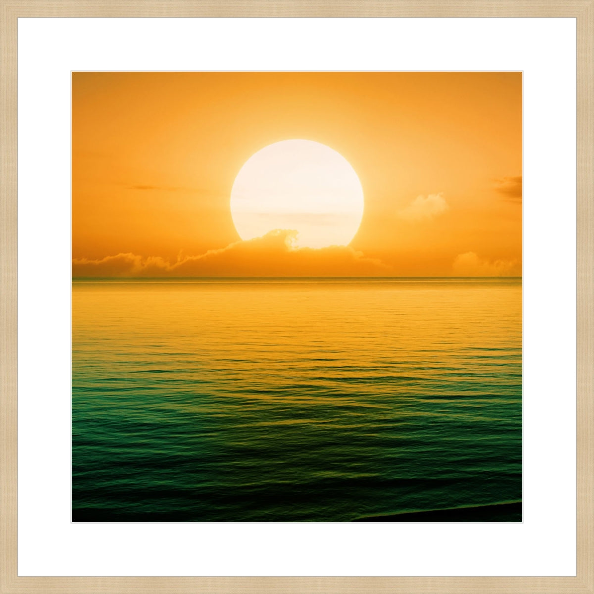 Sun in The Horizon