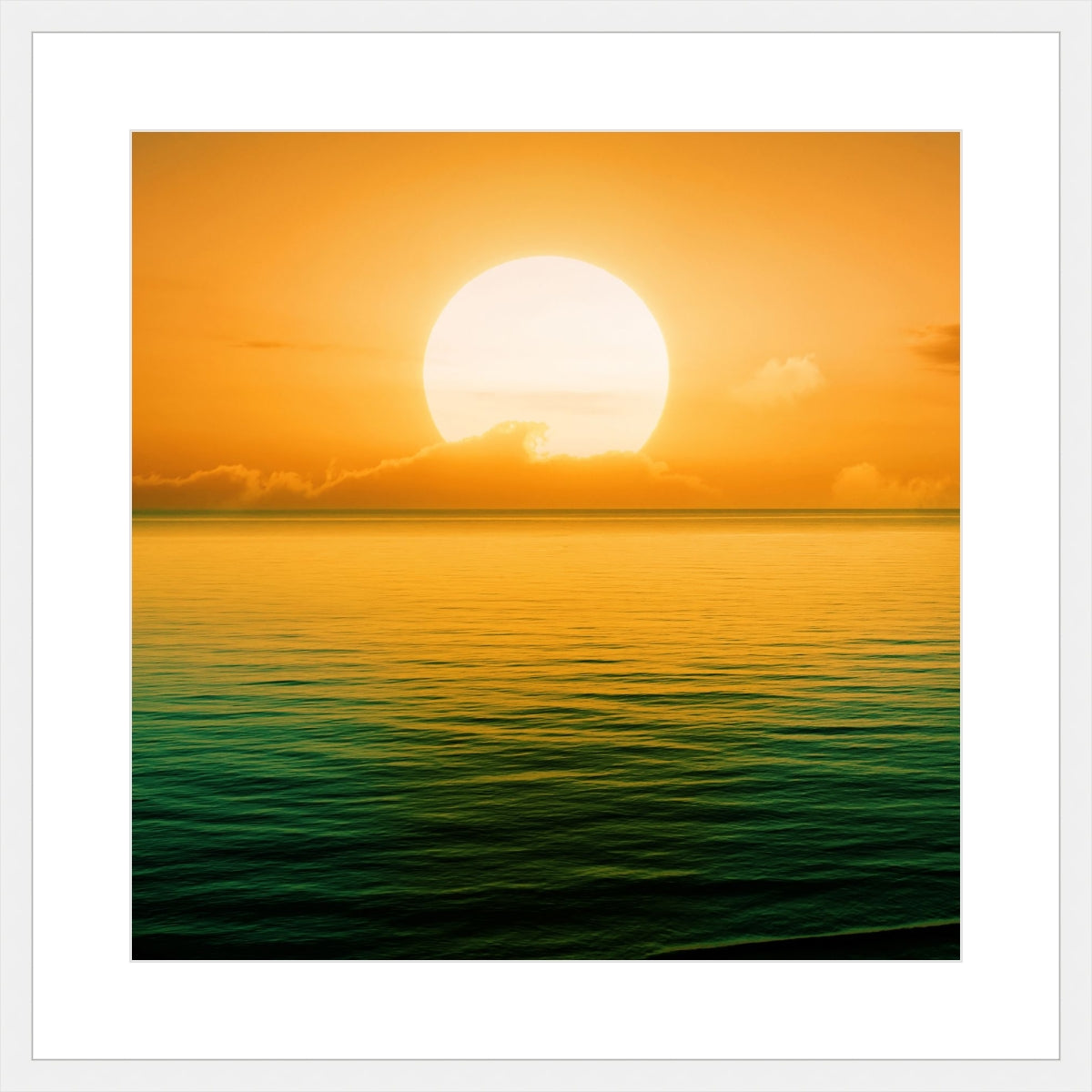 Sun in The Horizon