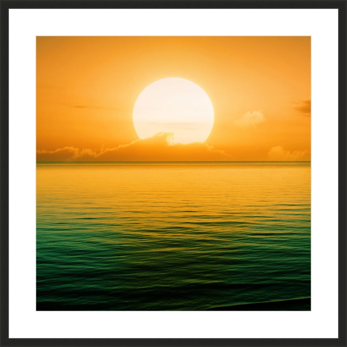 Sun in The Horizon