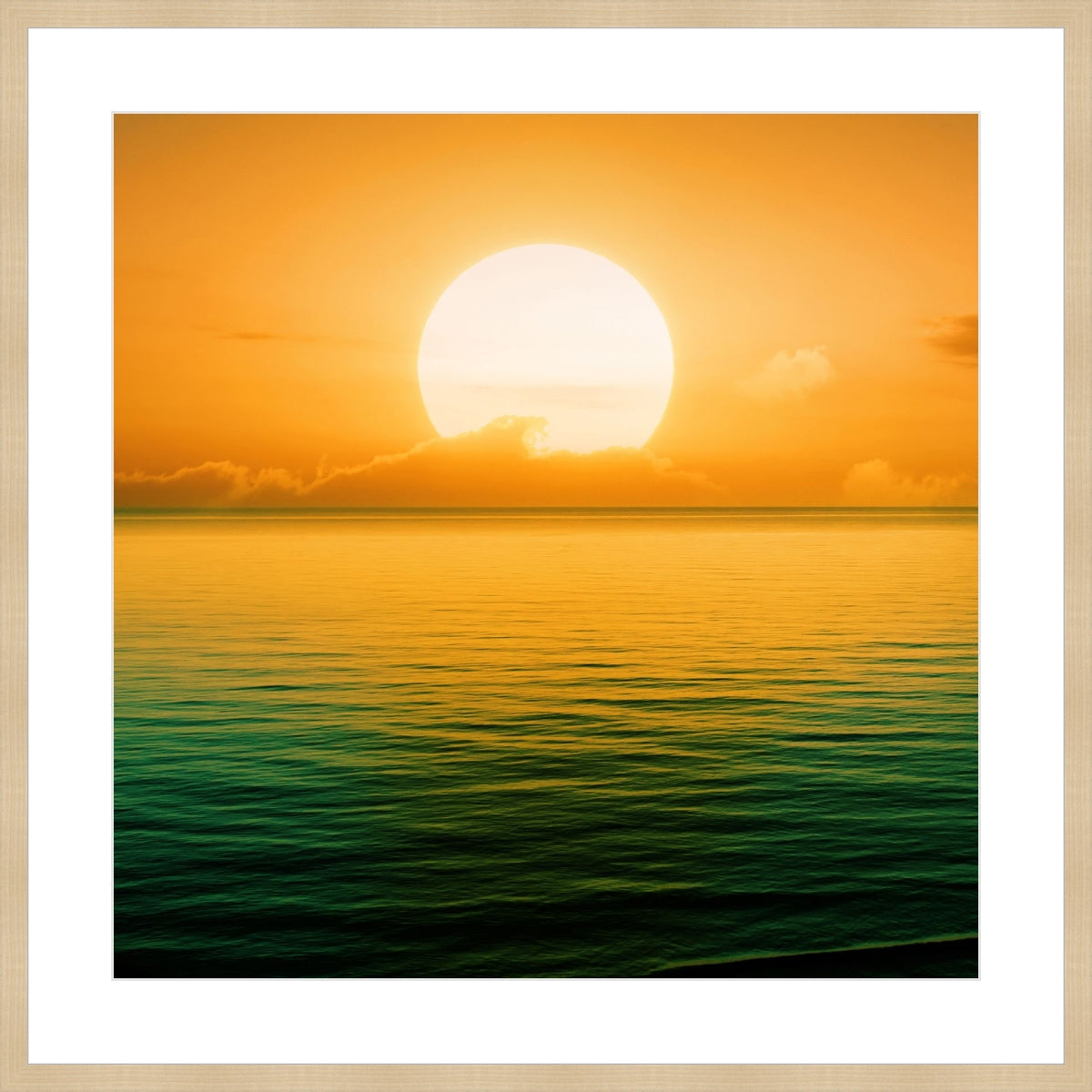 Sun in The Horizon