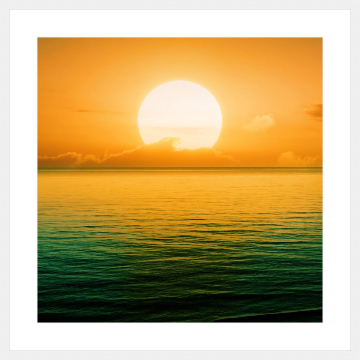 Sun in The Horizon