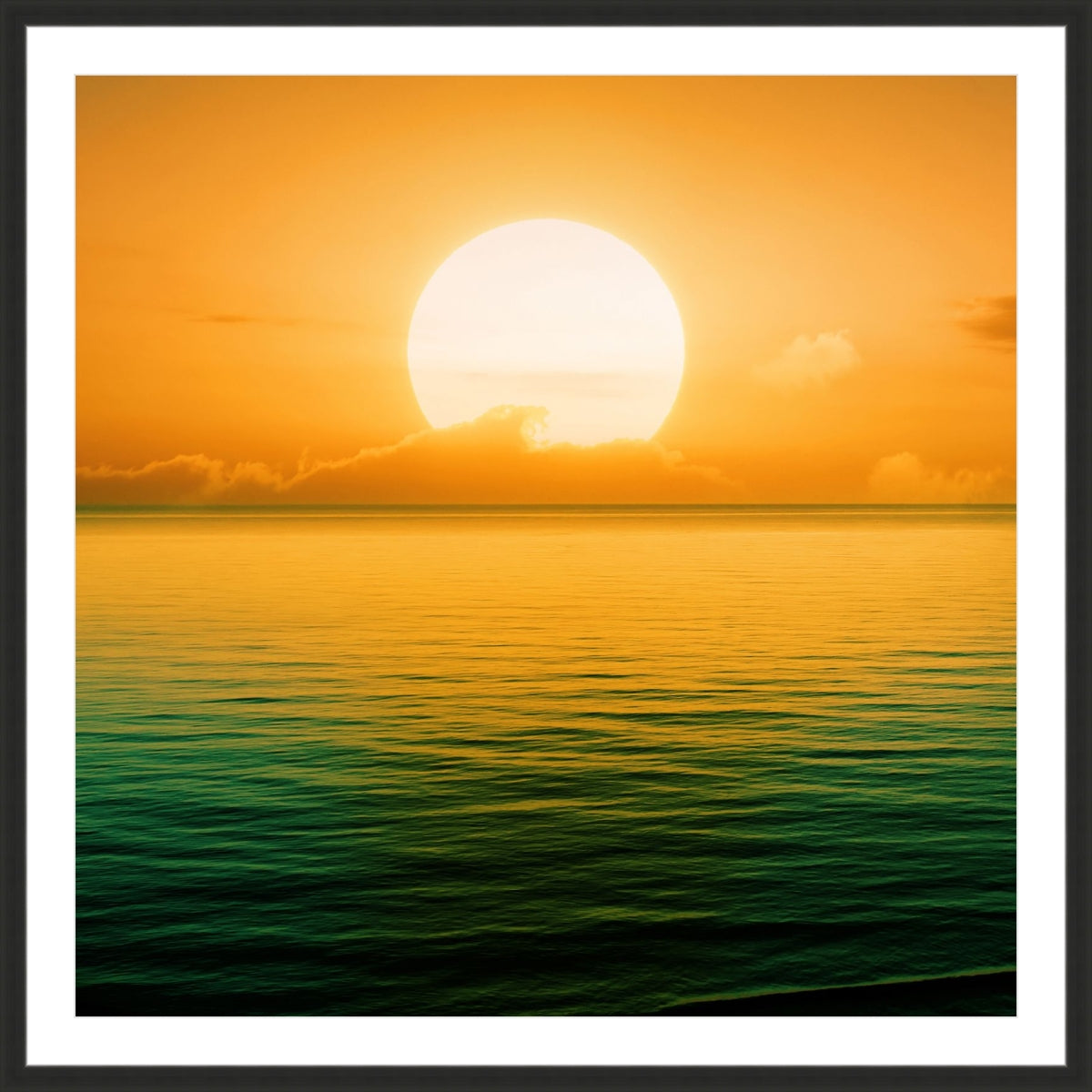 Sun in The Horizon