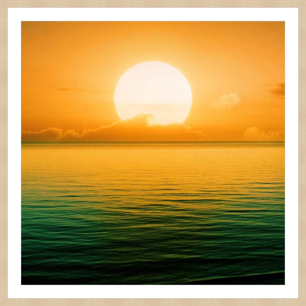 Sun in The Horizon