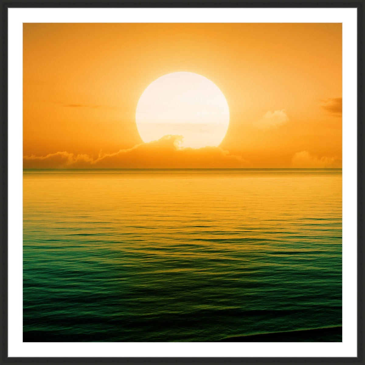 Sun in The Horizon