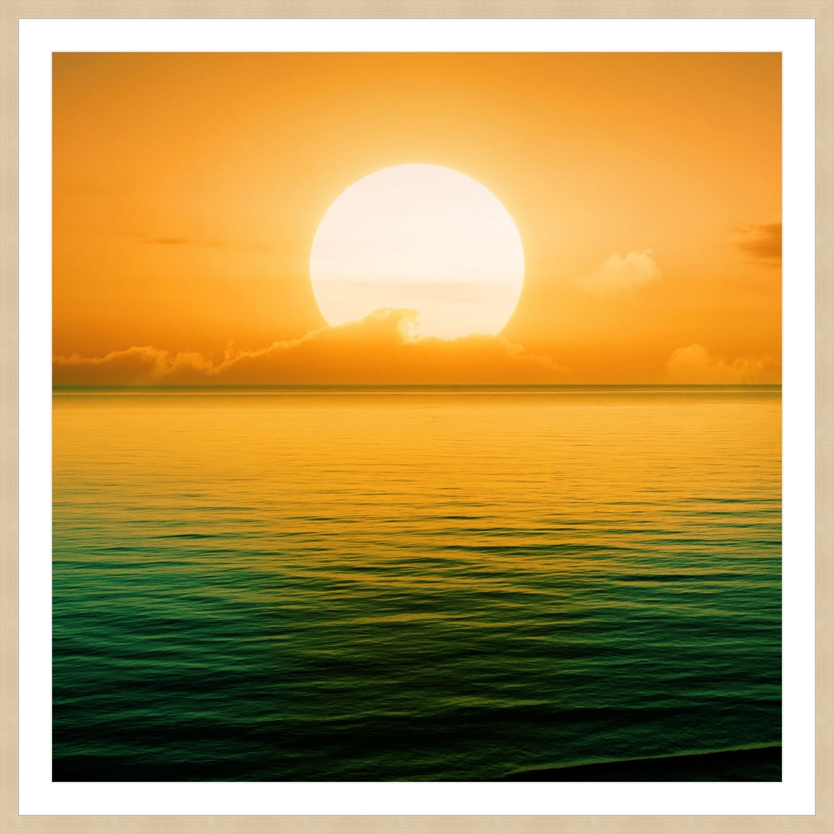 Sun in The Horizon