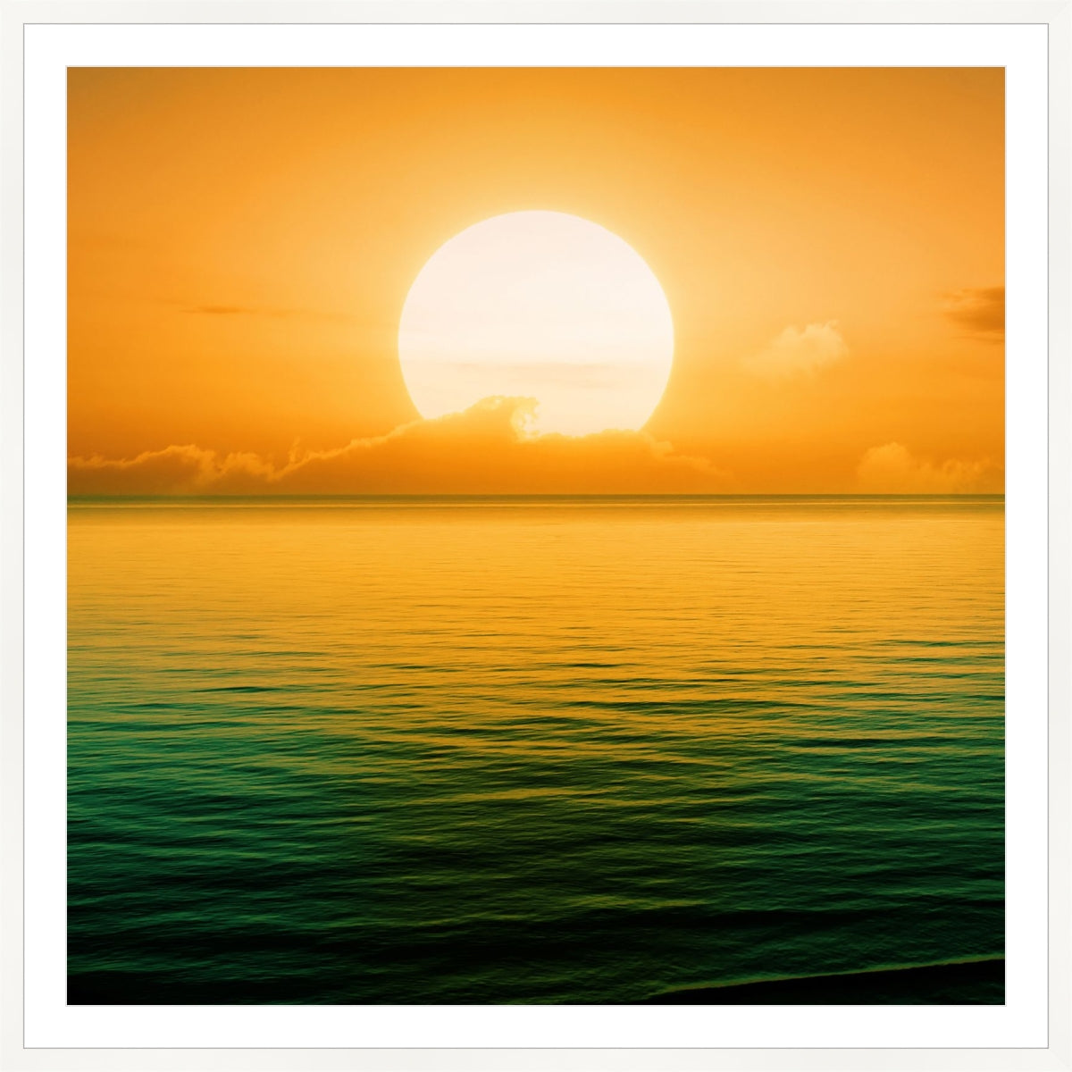 Sun in The Horizon
