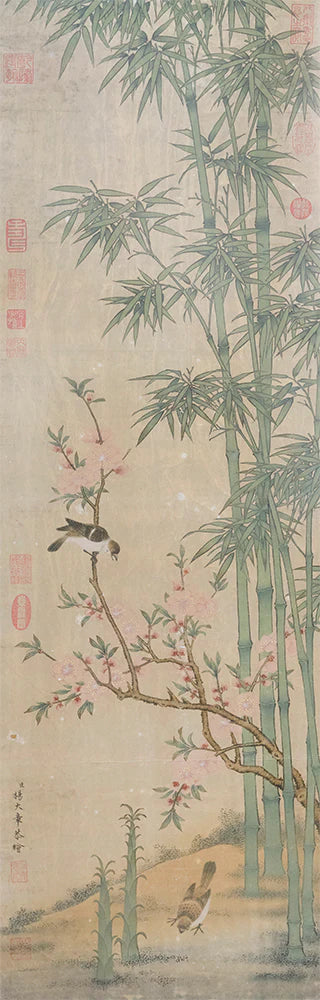 竹子花鸟