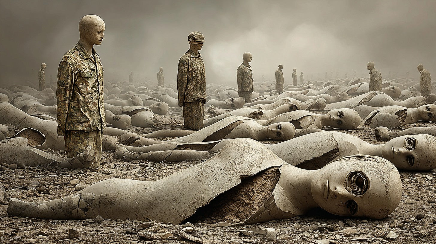 Silent Wounds: A Surreal Reflection on War’s Cruelty 沉默的伤痕:对战争残酷的超现实反思 - Hu, David