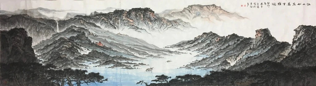 Mountain and Water 江山如画，万里雄风– www.ymartgallery.ca