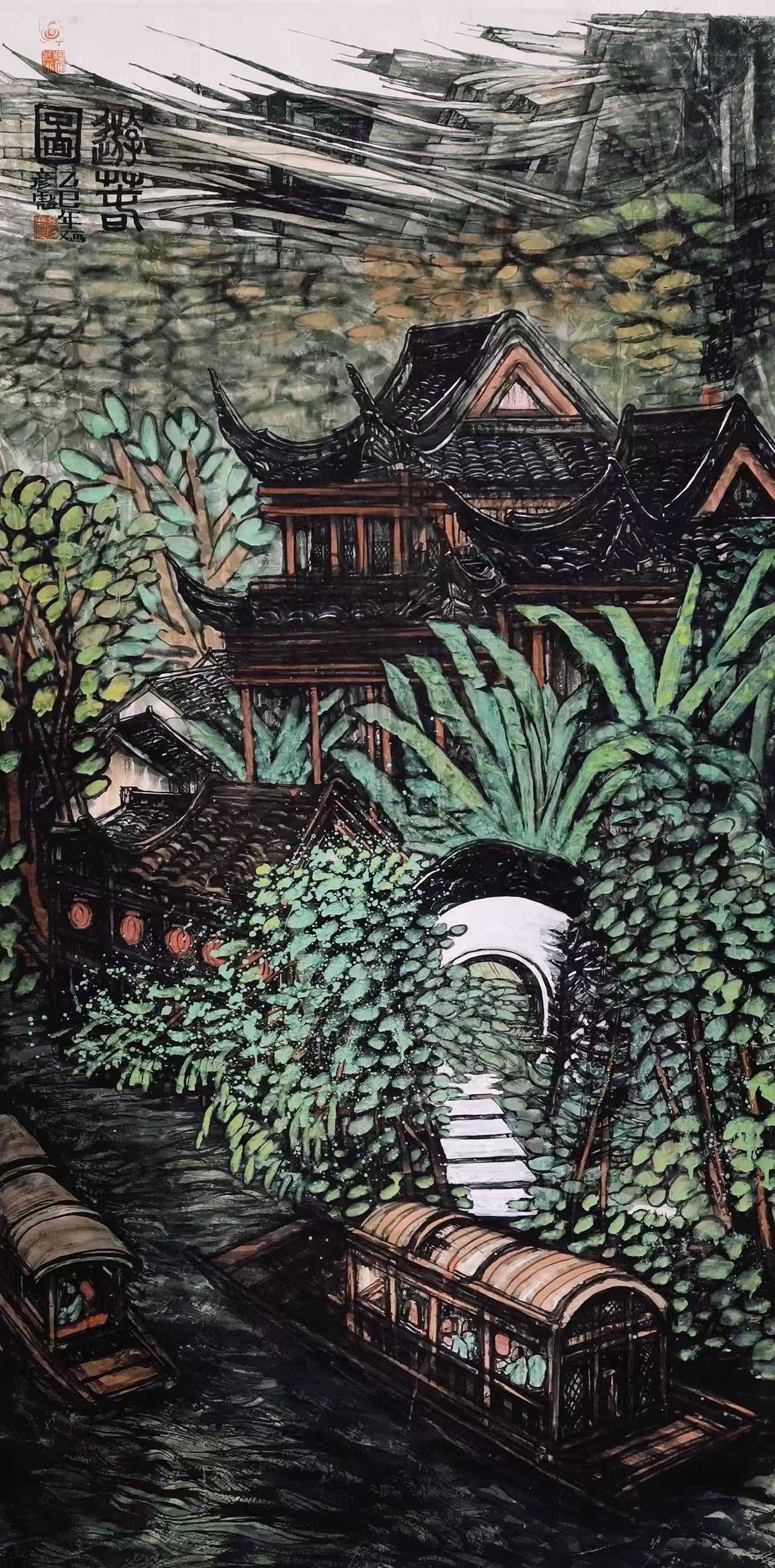 A Stroll in Spring 遊春图