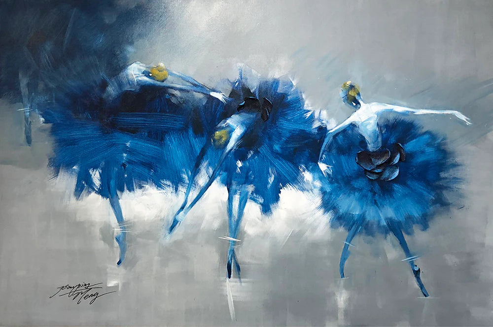 Oil Painting Ballerina 1 油画芭蕾1