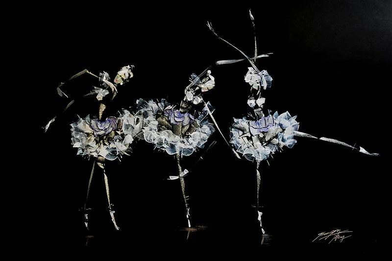 Oil Painting Ballerina 3 油画芭蕾 3