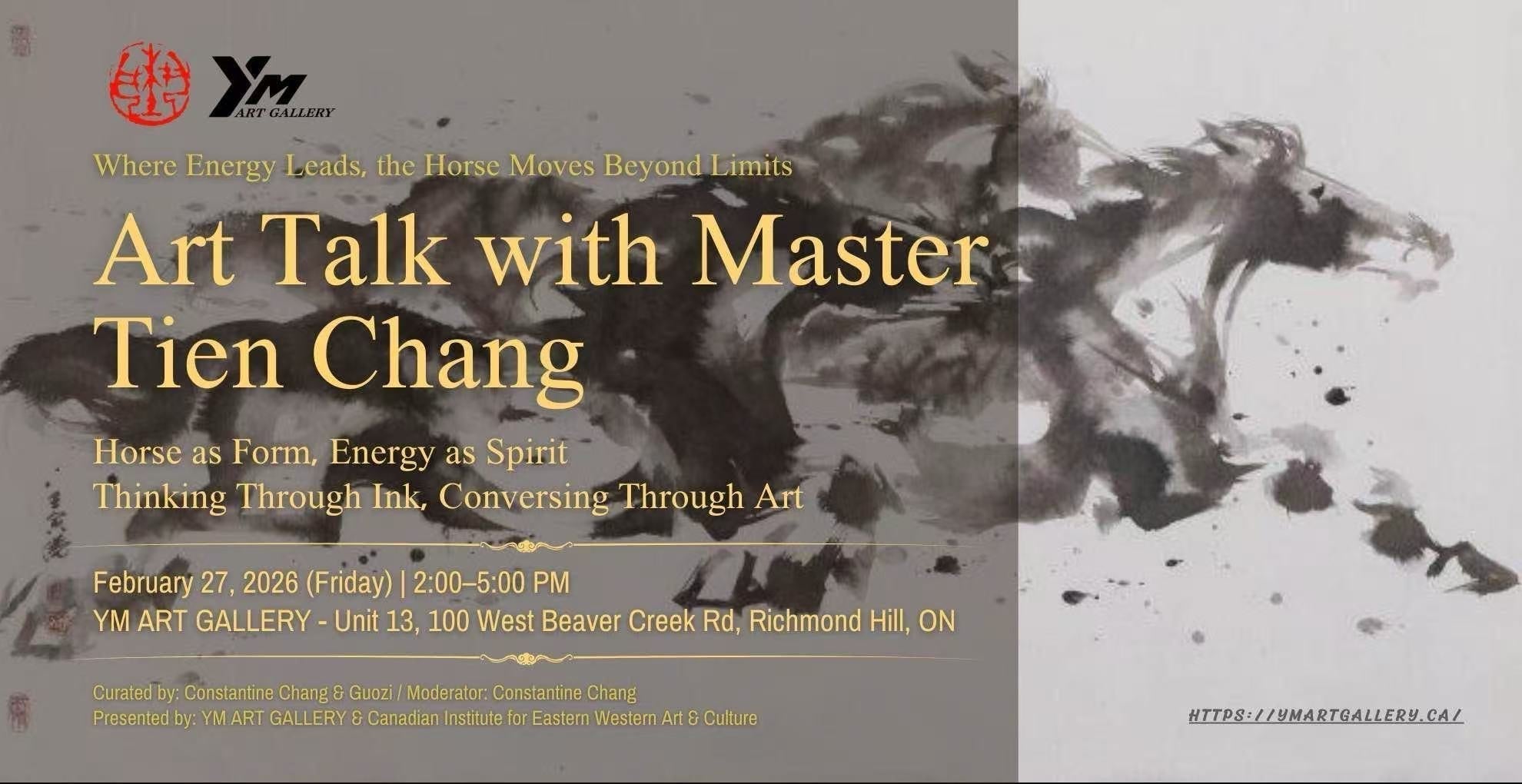 Art Talk with Master Tien Chang at YM Art Gallery