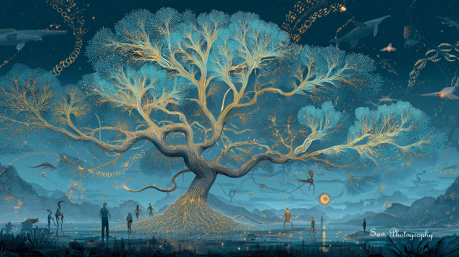 The Book of Life: From the Peach Blossom Dream to the Four-Chapter Image Poem of the Cosmic Village 生命之书: 从桃花梦到宇宙村的四章图像诗 - Song, Sam