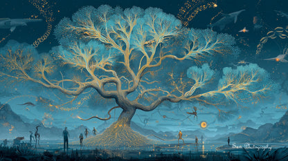 The Book of Life: From the Peach Blossom Dream to the Four-Chapter Image Poem of the Cosmic Village 生命之书: 从桃花梦到宇宙村的四章图像诗 - Song, Sam