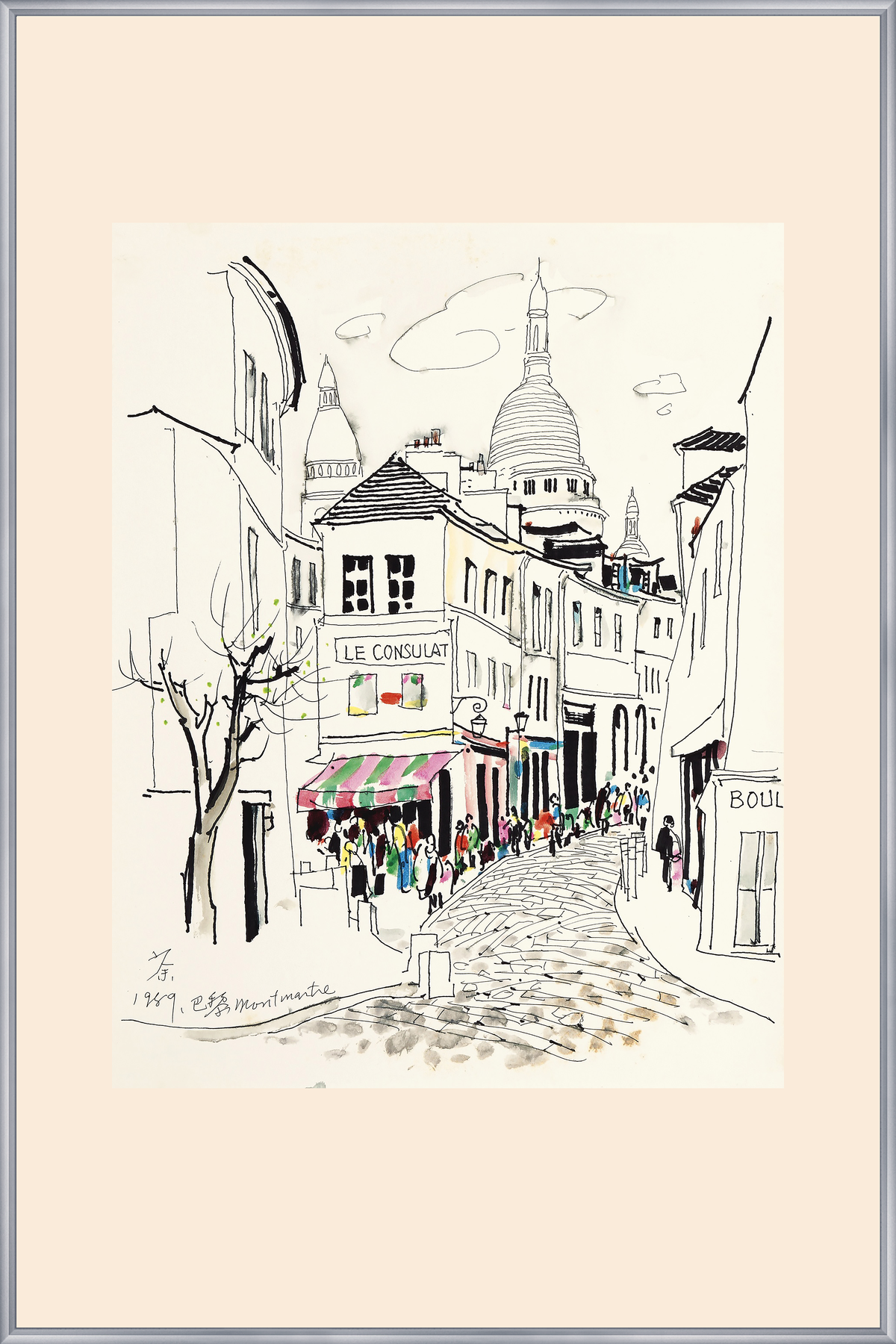 Montmartre of Paris, 1989
