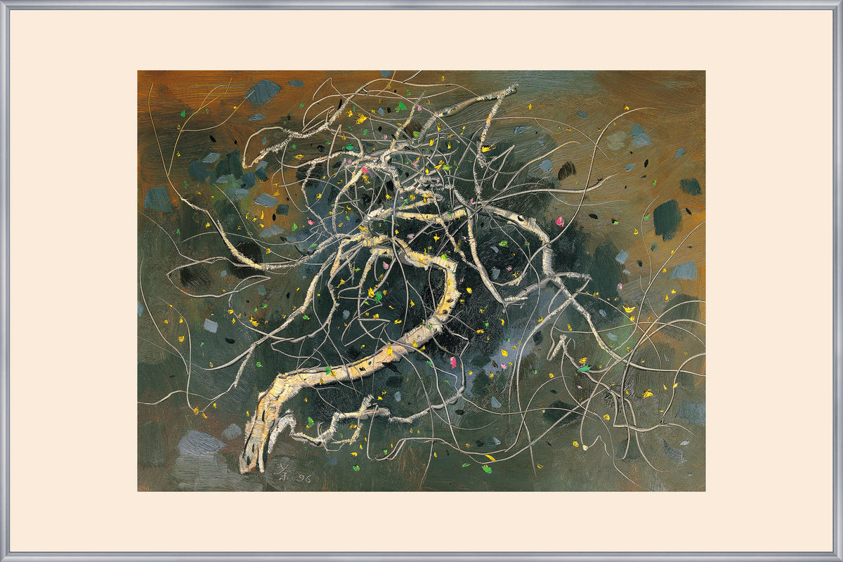 Dots and Lines Greeting Spring, 1996