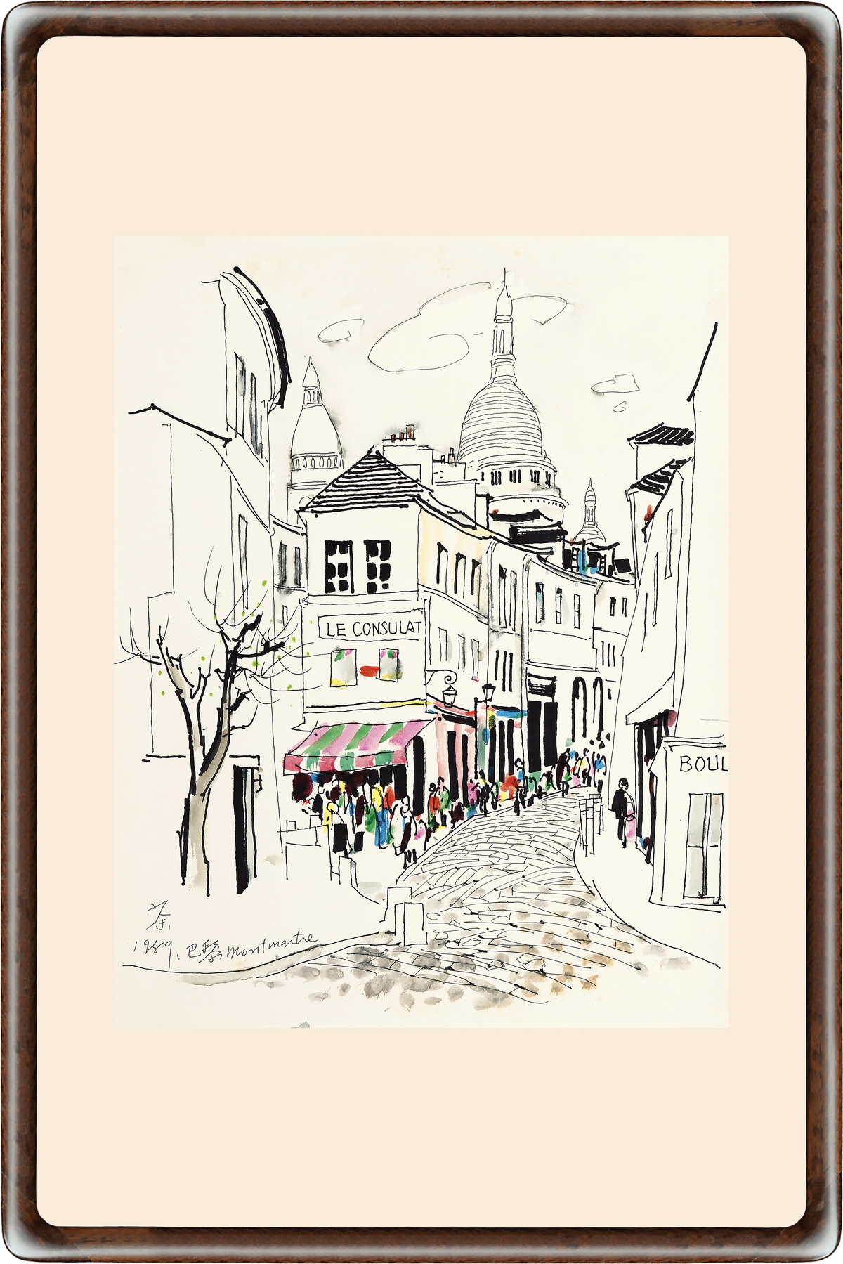 Montmartre of Paris, 1989