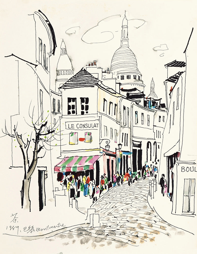 Montmartre of Paris, 1989
