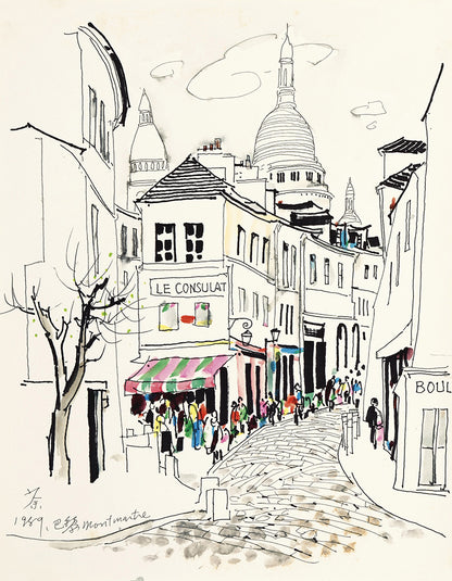 Montmartre of Paris, 1989