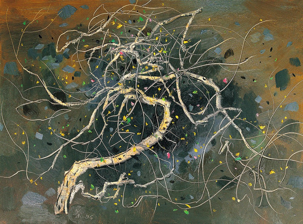 Dots and Lines Greeting Spring, 1996