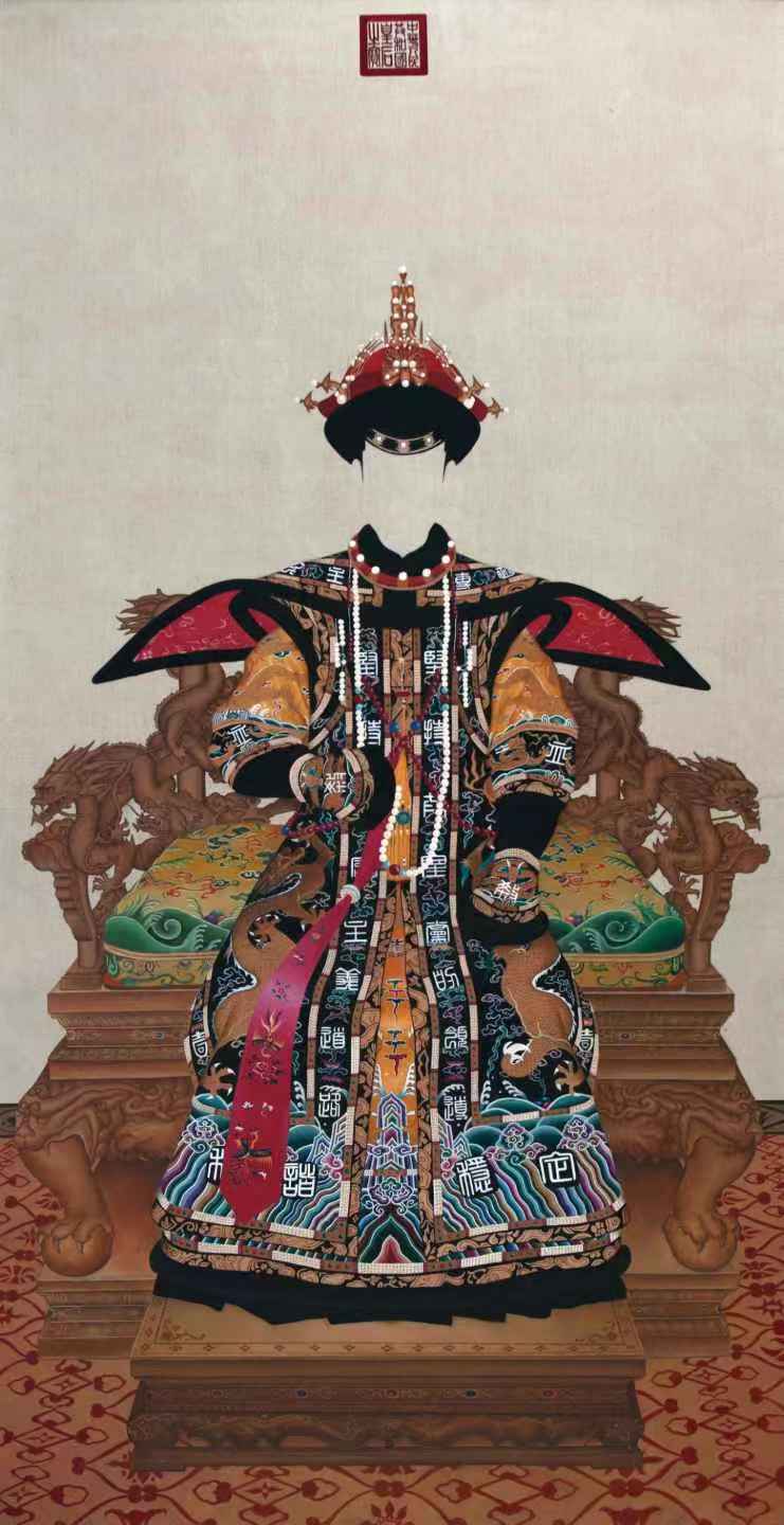 后清造皇后像 Statues of empress make after the Qing Dynasty