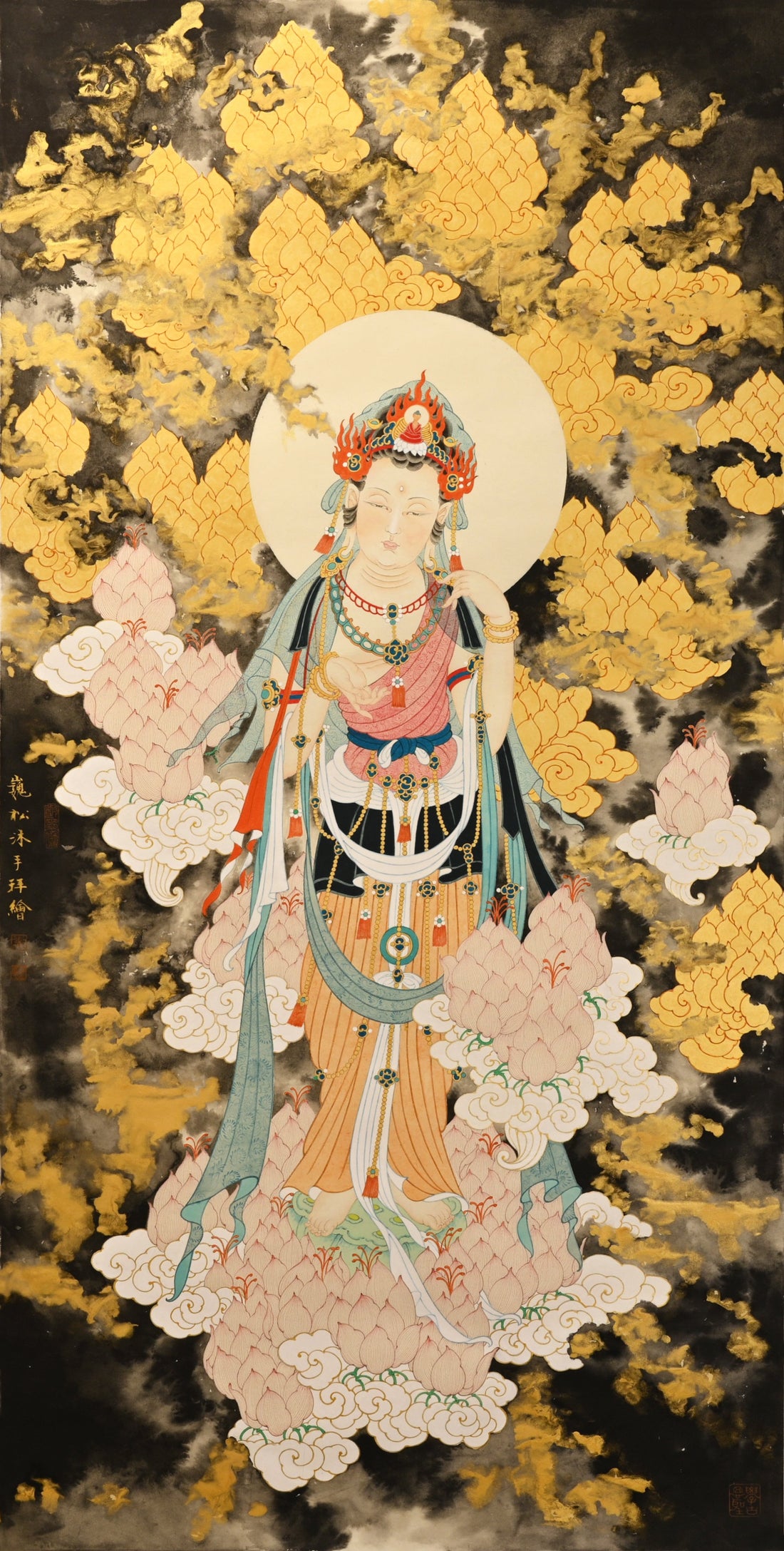 法雨天花 Dharma Rain and Bodhisattva Blossoms