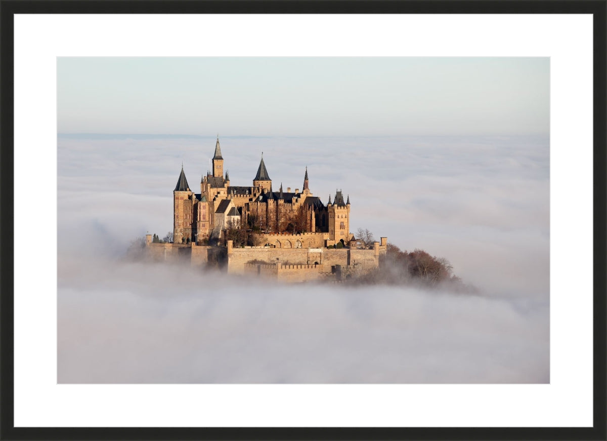 Castle Hohenzollern in the Clouds