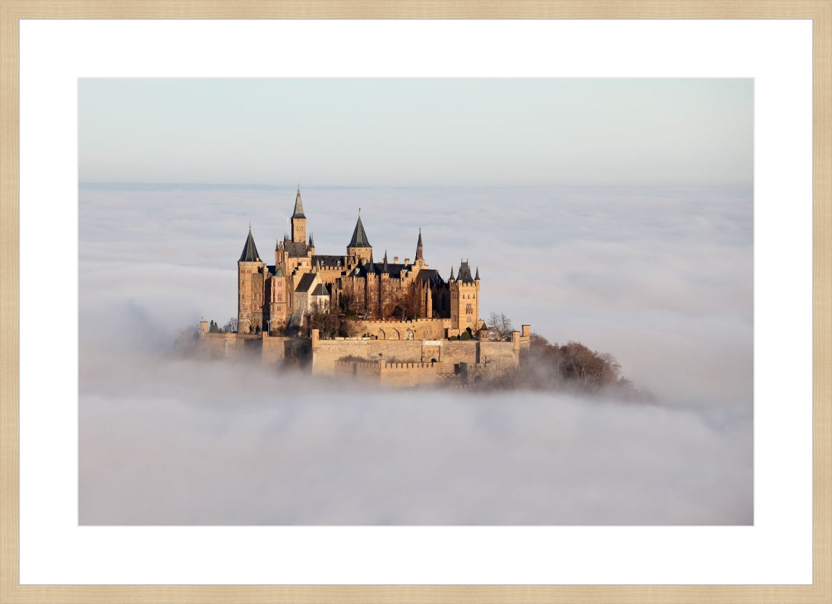 Castle Hohenzollern in the Clouds