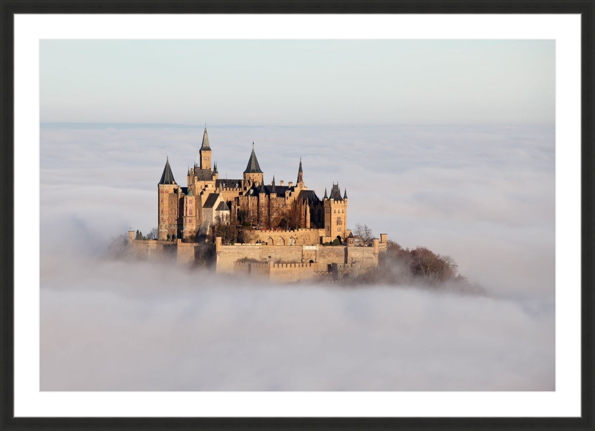 Castle Hohenzollern in the Clouds