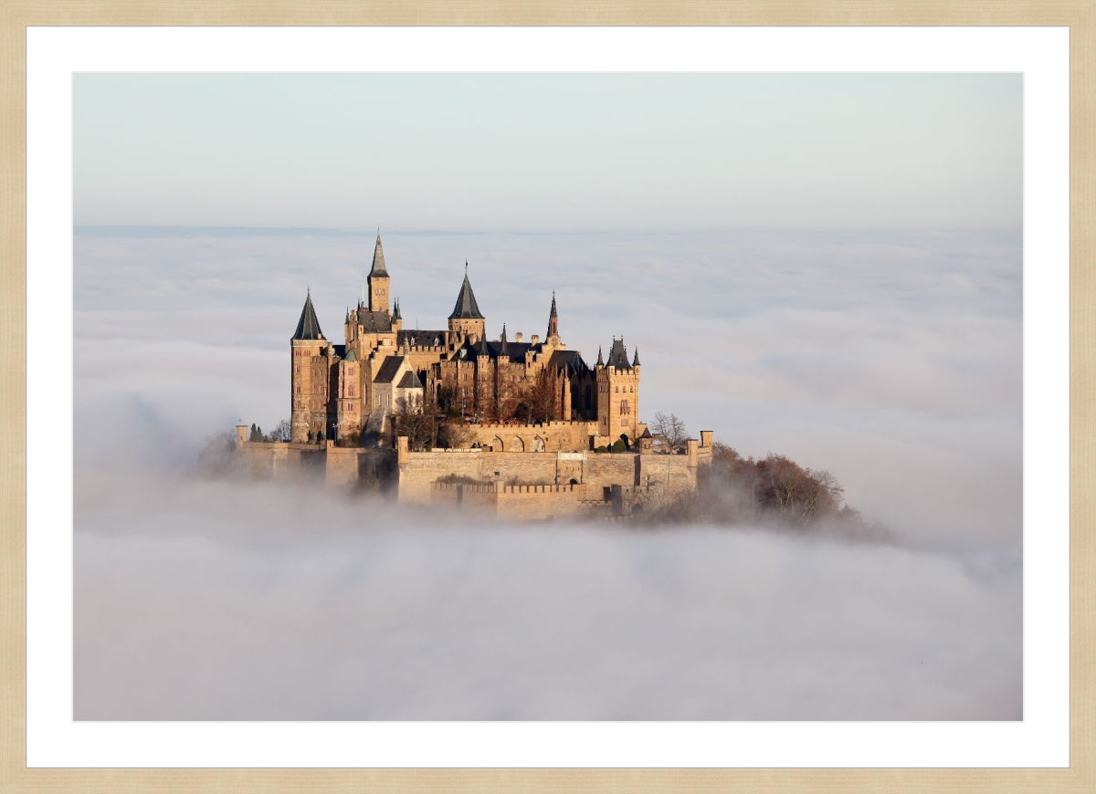 Castle Hohenzollern in the Clouds