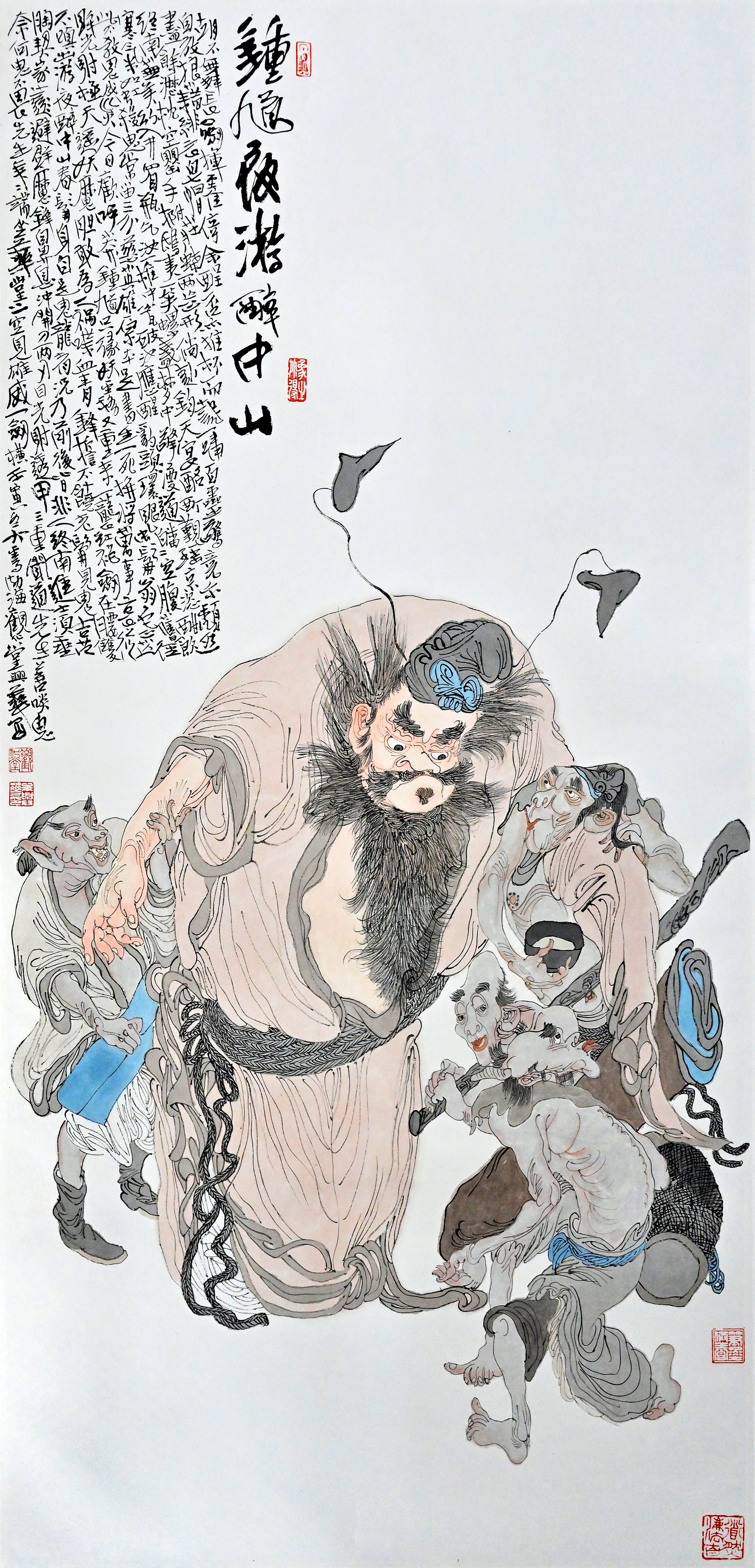 The Lantern Night Excursion of Zhong Kui 钟馗夜巡图– YM Art Gallery