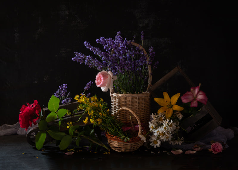 Flowers Basket, Still Life