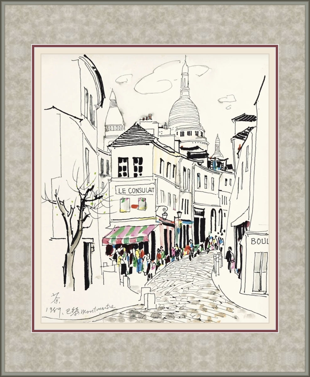 Montmartre of Paris, 1989