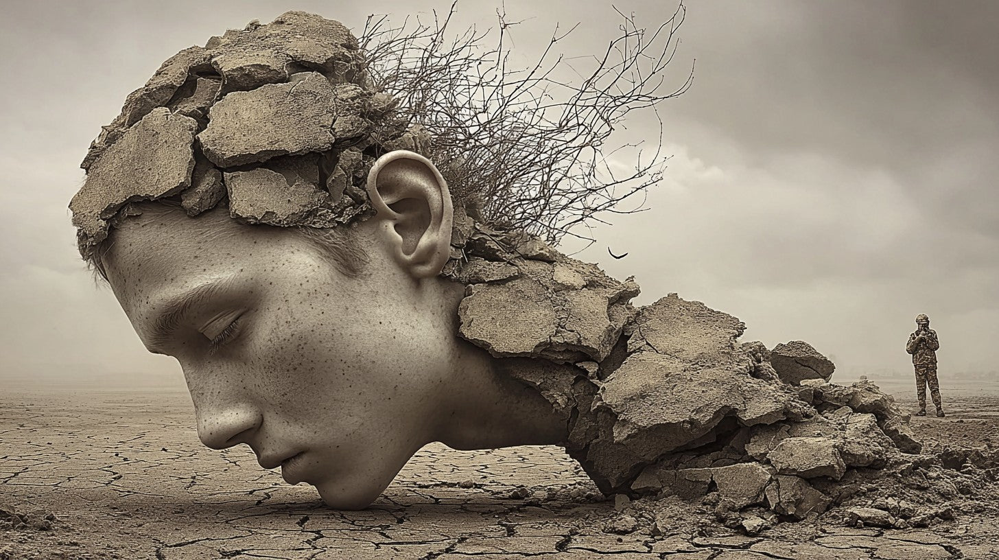 Silent Wounds: A Surreal Reflection on War’s Cruelty 沉默的伤痕：对战争残酷的超现实反思 - Hu, David