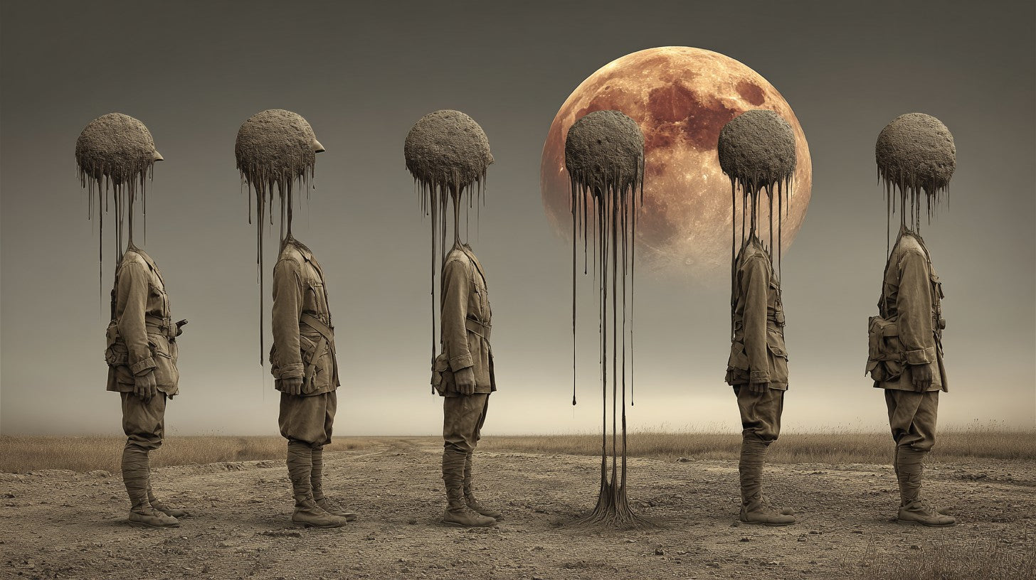 Silent Wounds: A Surreal Reflection on War’s Cruelty 沉默的伤痕：对战争残酷的超现实反思 - Hu, David