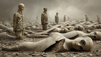 Silent Wounds: A Surreal Reflection on War’s Cruelty 沉默的伤痕：对战争残酷的超现实反思 - Hu, David