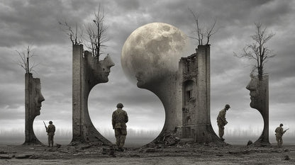 Silent Wounds: A Surreal Reflection on War’s Cruelty 沉默的伤痕：对战争残酷的超现实反思 - Hu, David